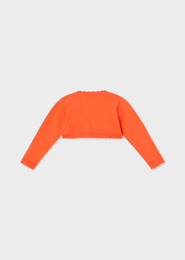 Knit Cardigan - Tangerine
