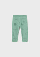 Printed Knit Pants - Eucalyptus