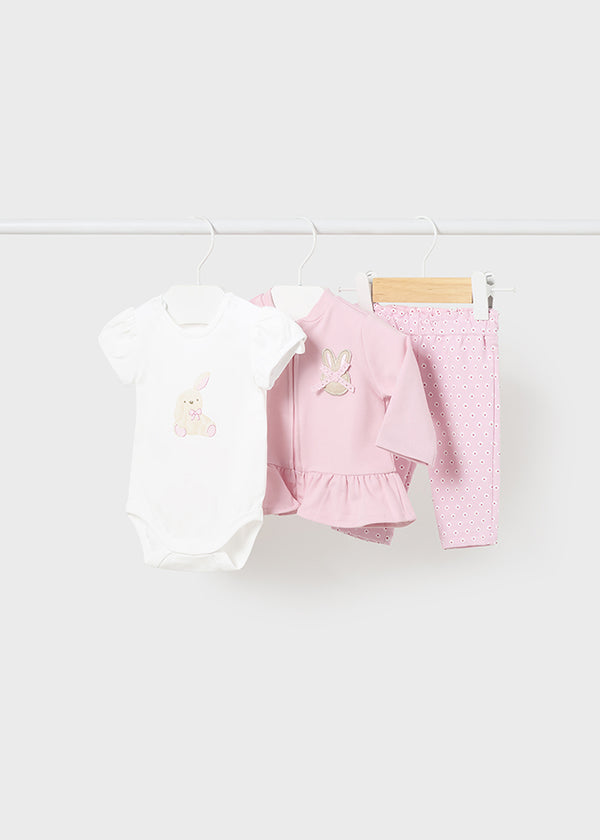 3 Piece Tracksuit - Baby Rose