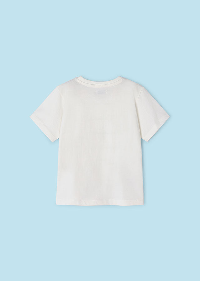 Lenticular Short Sleeve T-Shirt - Cream