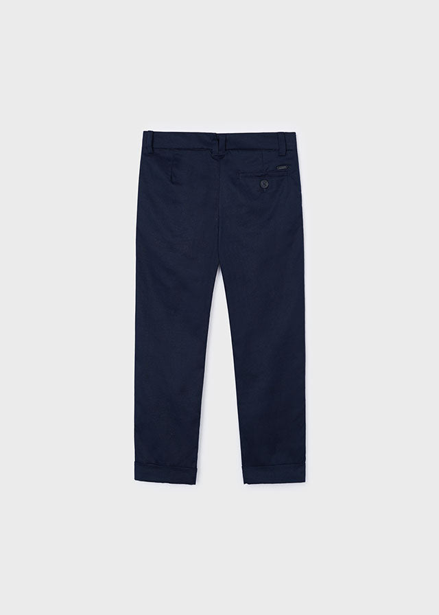Linen Suiting Trouser - Navy