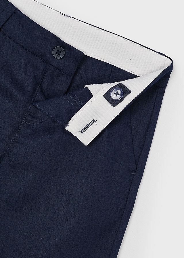 Linen Suiting Trouser - Navy