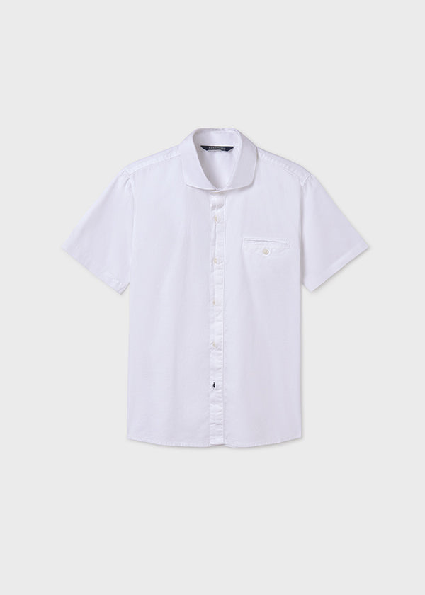Short Sleeve Dress Shirt - White