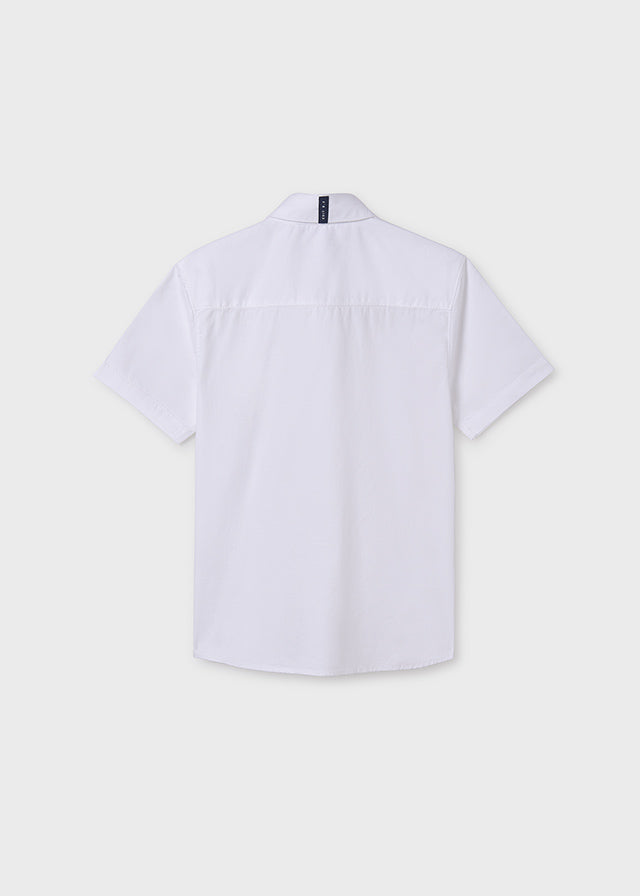 Short Sleeve Dress Shirt - White