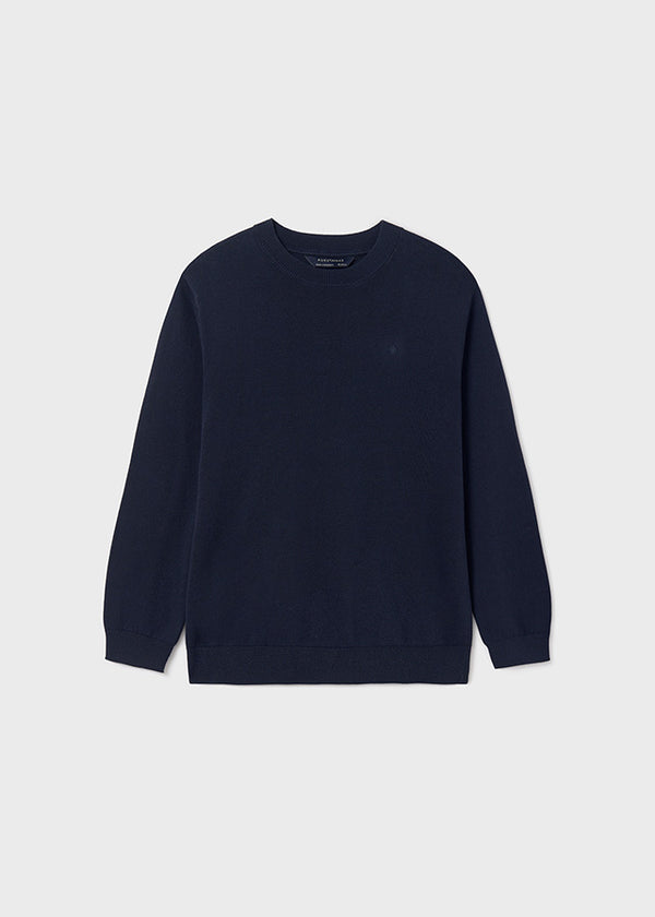 Cotton Jumper - Navy