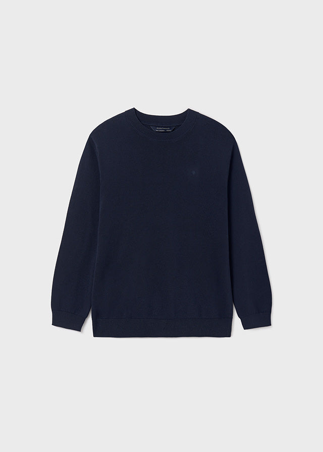 Cotton Jumper - Navy