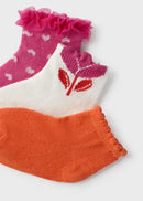 Set 3 Socks - Magenta