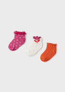 Set 3 Socks - Magenta