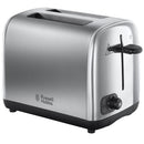 2 Slice Brushed Steel Toaster