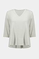 Bamboo Jersey Trapeze Top - Vanilla