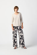 Bamboo Jersey Trapeze Top - Moonstone