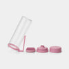 Make & Take Water Bottle with Strainer 0.5L - Lilac Pink