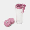 Make & Take Water Bottle with Strainer 0.5L - Lilac Pink