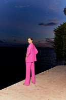 Wide Leg Trousers - Ultra Pink