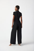 Wide Leg Jumpsuit - Black