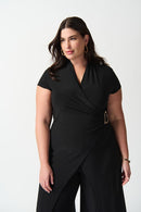 Wide Leg Jumpsuit - Black