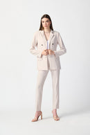 Straight Pull On Trousers - Moonstone