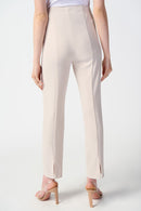 Straight Pull On Trousers - Moonstone
