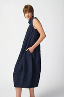 Sleeveless Cocoon Dress - Midnight Blue