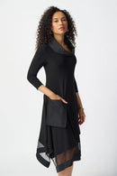 Handkerchief Dress - Black