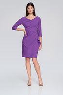 Lux Twill Wrap Dress - Majesty