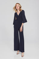 Joseph Ribkoff Wide Leg Jumpsuit - Midnight Blue