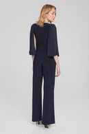 Joseph Ribkoff Wide Leg Jumpsuit - Midnight Blue