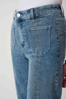 Embellish Culotte Jean - Vintage Blue