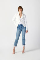 Floral Applique Jacket - Vanilla