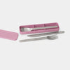 Make & Take 3 Piece Cutlery Set - Lilac Pink