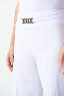 Straight Crop Trouser - White
