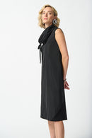 Memory Cocoon Dress - Black