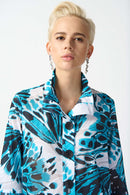 Butterfly Print Jacket - Vanilla Multi
