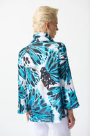 Butterfly Print Jacket - Vanilla Multi