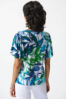 Tropical Print Top - Vanilla Multi