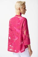 Tropical Print Jacket - Pink/gold