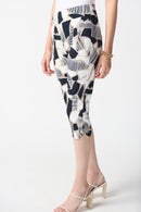 Abstract Capri Trouser - Vanilla Multi