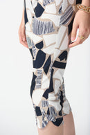 Abstract Capri Trouser - Vanilla Multi