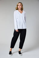 Hooded Top - White