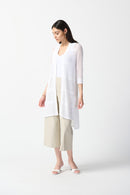 Tape Yarn Cover Up Jumper - Vanilla