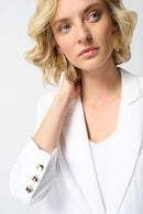 Woven Fitted Blazer - Vanilla