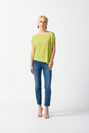 Slim Fit Pull-On Jeans - Denim Medium Blue