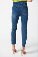 Slim Fit Pull-On Jeans - Denim Medium Blue