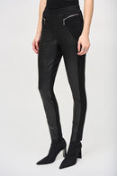 Heavy Knit Leggings - Black