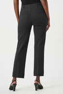 Straight Pull-On Pants - Charcoal Grey