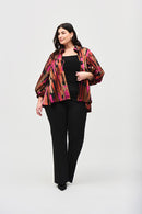 Flared Pull-On Pants - Black