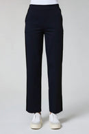 Elastic Waist Straight - Black
