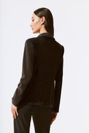 Silky Fitted Blazer - Black