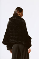 Faux Fur Cover-up - Black