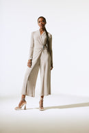 Wide Leg Jumpsuit - Nude